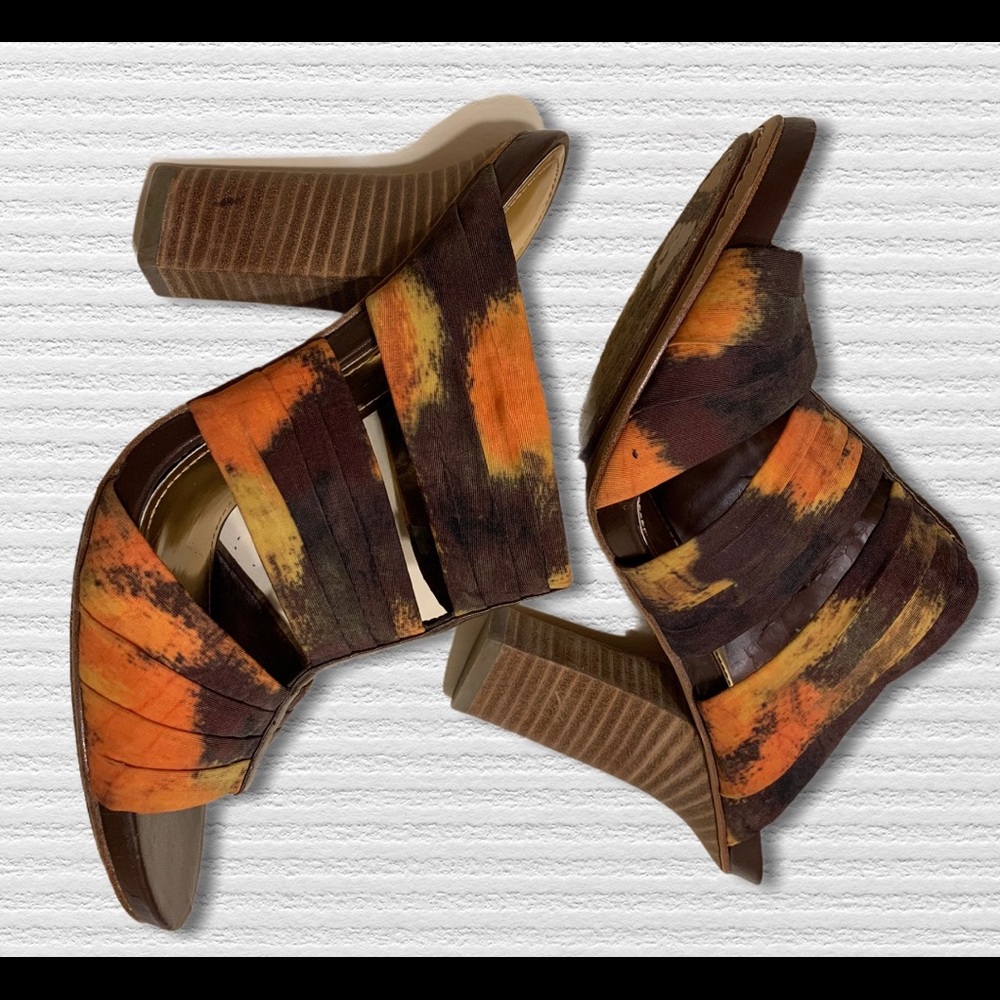 Vince Camuto Leather Heeled Sandals - 9.5 - Picture 6 of 10